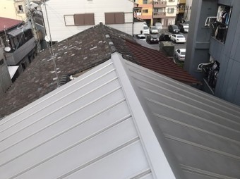 棟板金シルバー