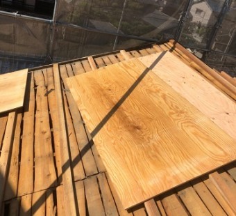構造用合板貼り