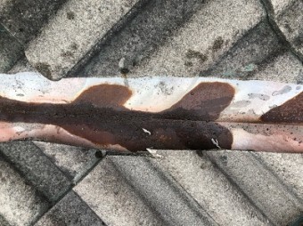 谷板金 サビ