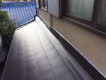 完工 ニチハ横暖ルーフ下屋