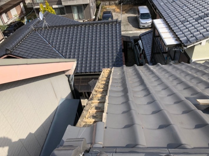 瓦差し替え