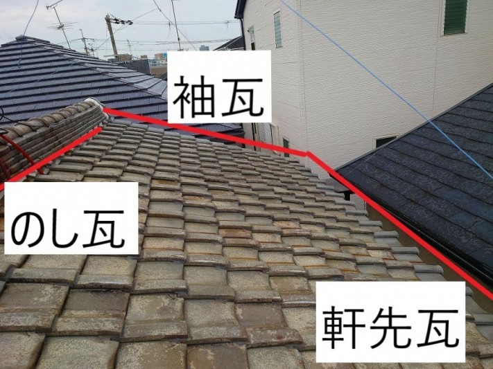 瓦の差し替え