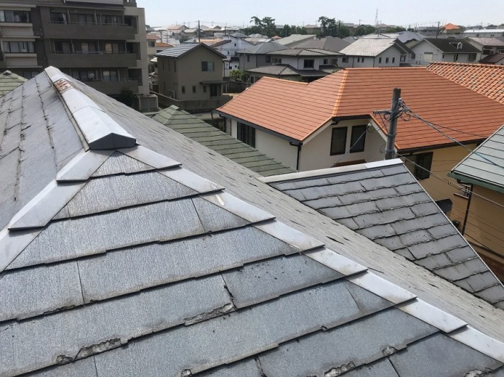 カラーベスト屋根経年劣化