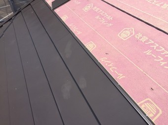 ニチハ横暖ルーフ施工 大屋根