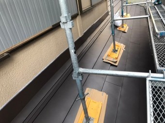 下屋完成 養生