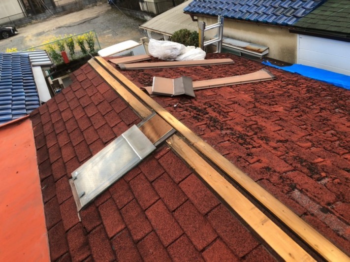 棟板金解体