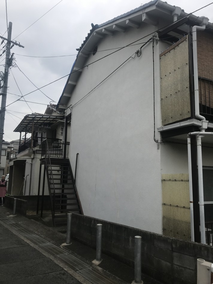アパートの現地調査