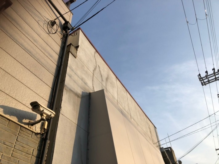 ケラバ飛散雨漏り