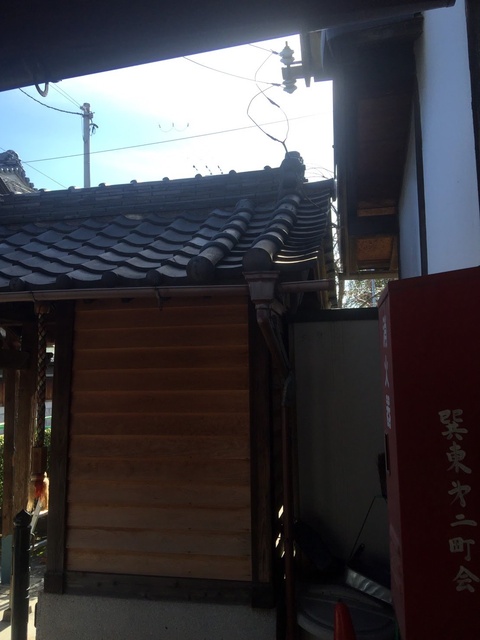 棟瓦を側面から見た外観
