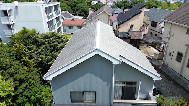 ドローンを用いた屋根確認