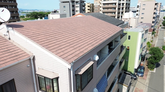 マンション屋根横からの写真・別角度