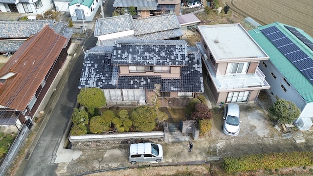 葺き替え工事予定の屋根