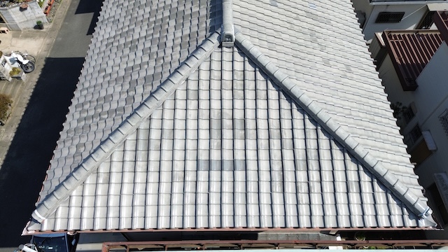 現地調査におうかがいした瓦屋根