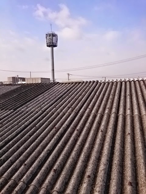 京都市南区で工場スレート屋根の雨漏り点検｜部分修理で費用を抑えるご提案