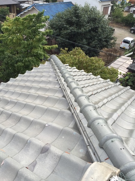 【京都市伏見区】ハイシルバー瓦の美しさを守る「1cmの勾配」。見落とすと怖い、のし瓦の沈み込み診断