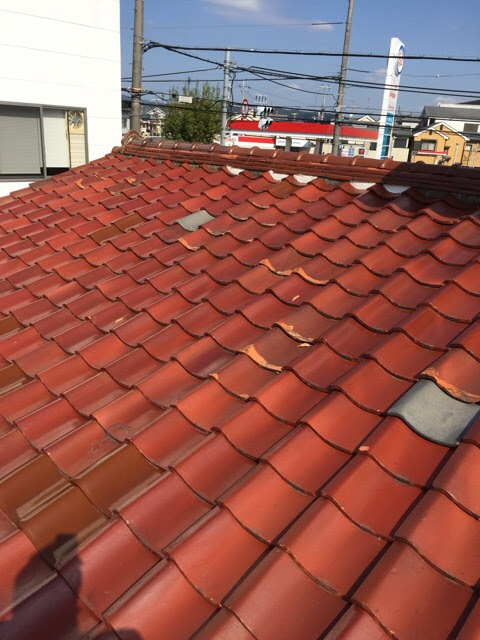 木津川市での塩焼き瓦屋根の全体調査と葺き替えの検討