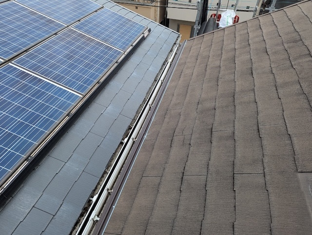 屋根カバー工事実施予定の屋根