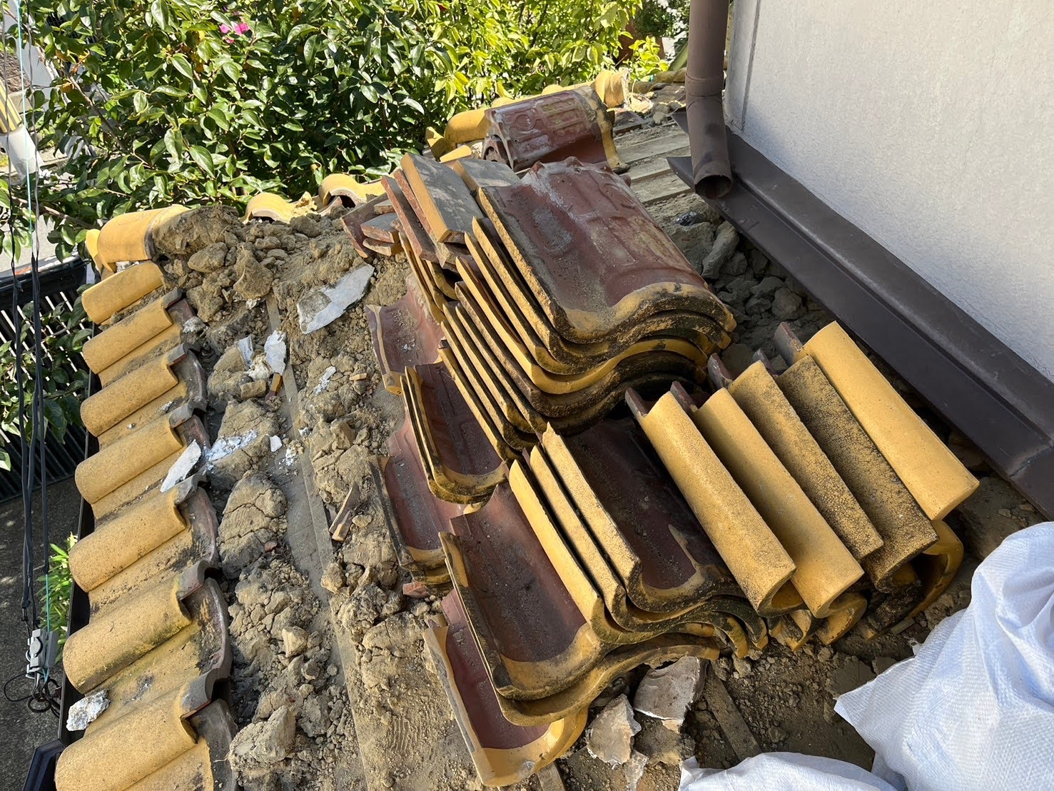 既存屋根の撤去