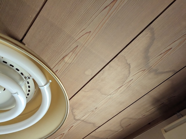 [緊急警告] 天井のシミは「家の悲鳴」です。亀岡市で見つかった危険な穴