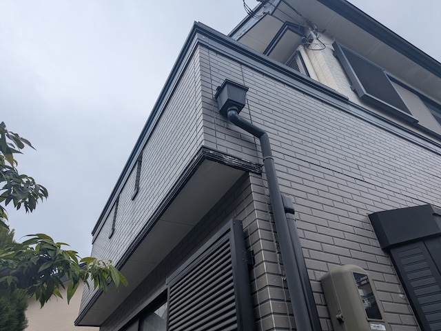 京都市山科区にて外壁塗装とあわせてメンテナンスを検討したい、代表的な箇所の確認を実施