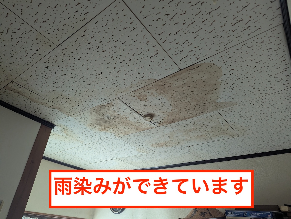 京都市伏見区で築40年賃貸物件の雨漏り調査！ベランダ防水切れが原因？