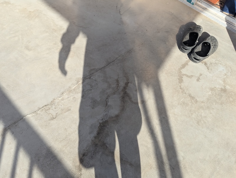 ベランダ土間の状態