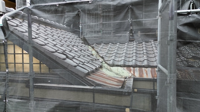 雨漏り被害が多い谷板金