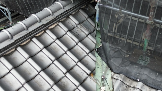 谷板金周囲の確認