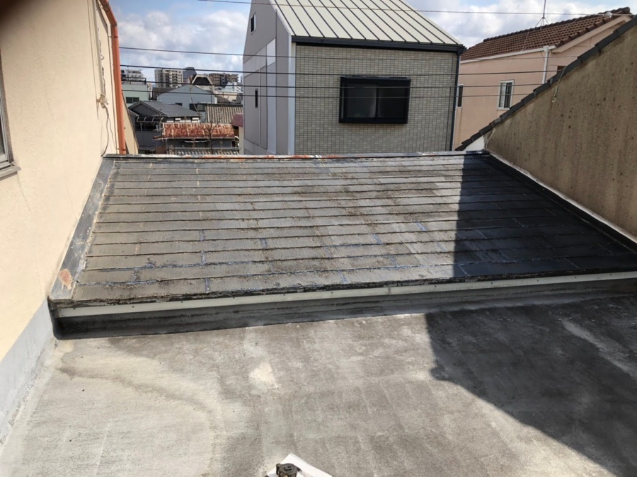 シングル屋根ガルテクトカバー工法