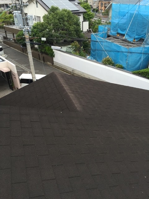 京都府久御山町のマンション屋根全体の劣化状況確認