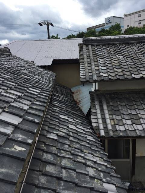 【京都市伏見区】瓦と波板の隙間雨漏り点検｜部分補修で費用節約