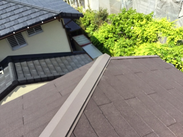 京都市西京区 棟板金全体の状況確認と補修提案