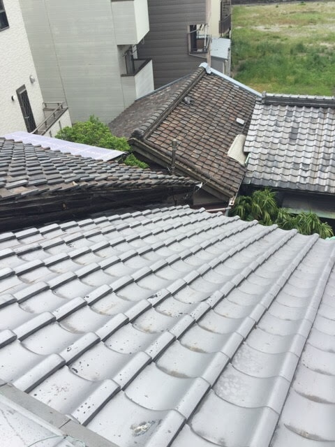 【京都市上京区】屋根の谷の変色・サビを交換工事で解決！雨漏り防止