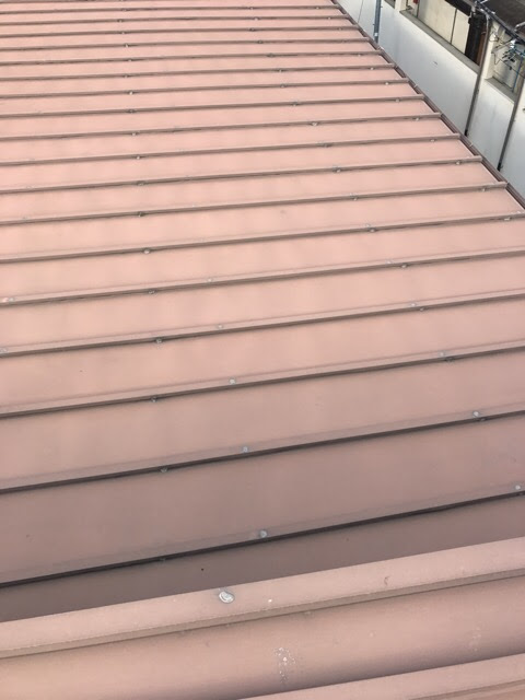 黒ずみ見える屋根表面