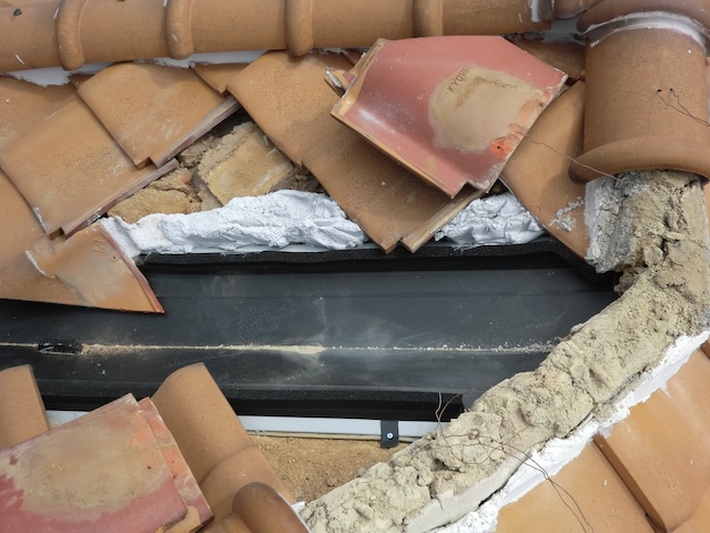 宇治市 屋根修理 ガルバリウム鋼板設置完了