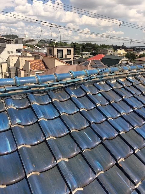 京都市伏見区 屋根全体の様子と遠景